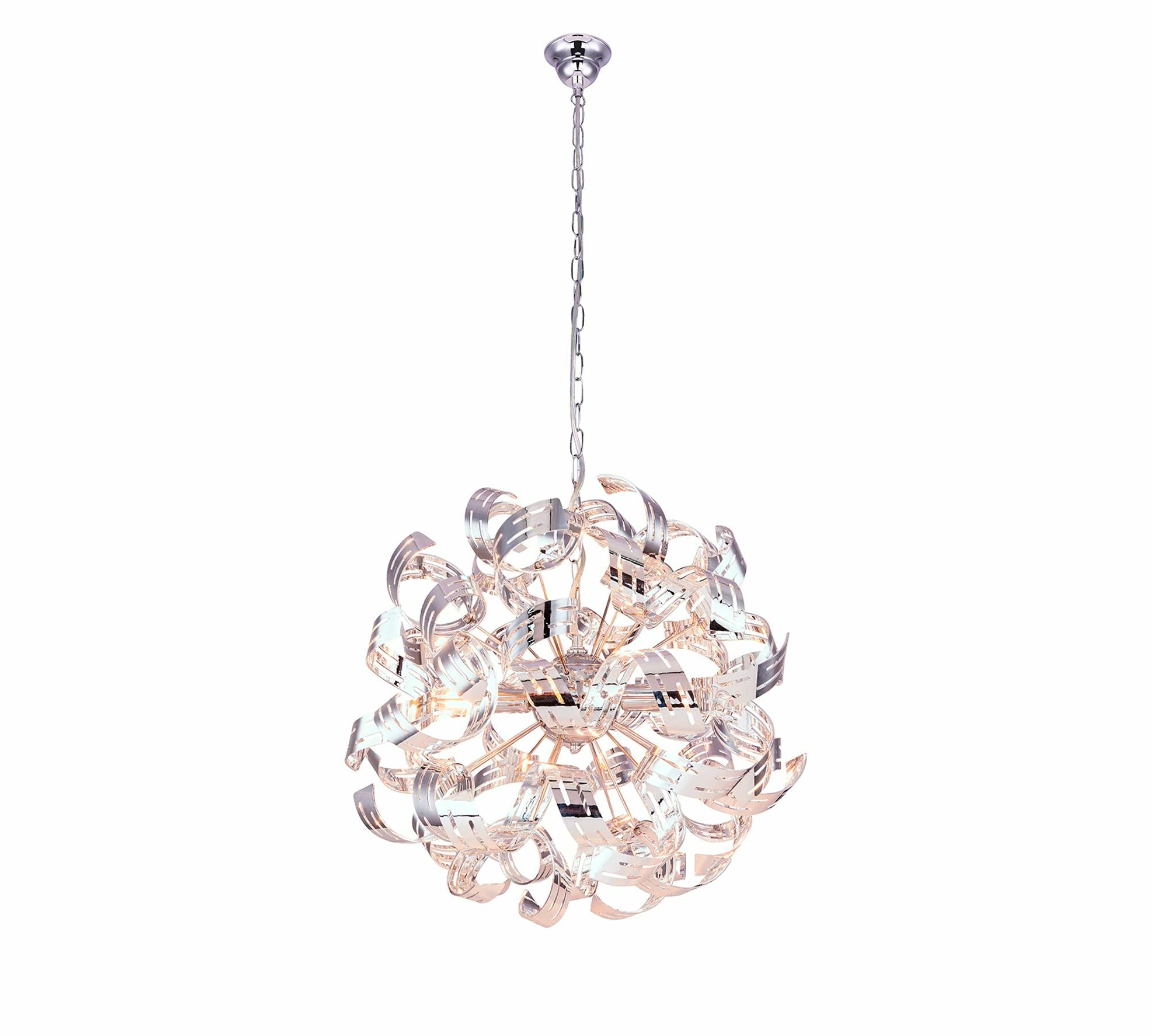 Pendant lamp Falla Acrylic / Iron 4-flame 1
