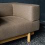 Armchair Textile Brown 1