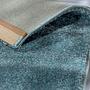 High-pile carpet Pure fabric Turquoise 80 x 150 cm 3