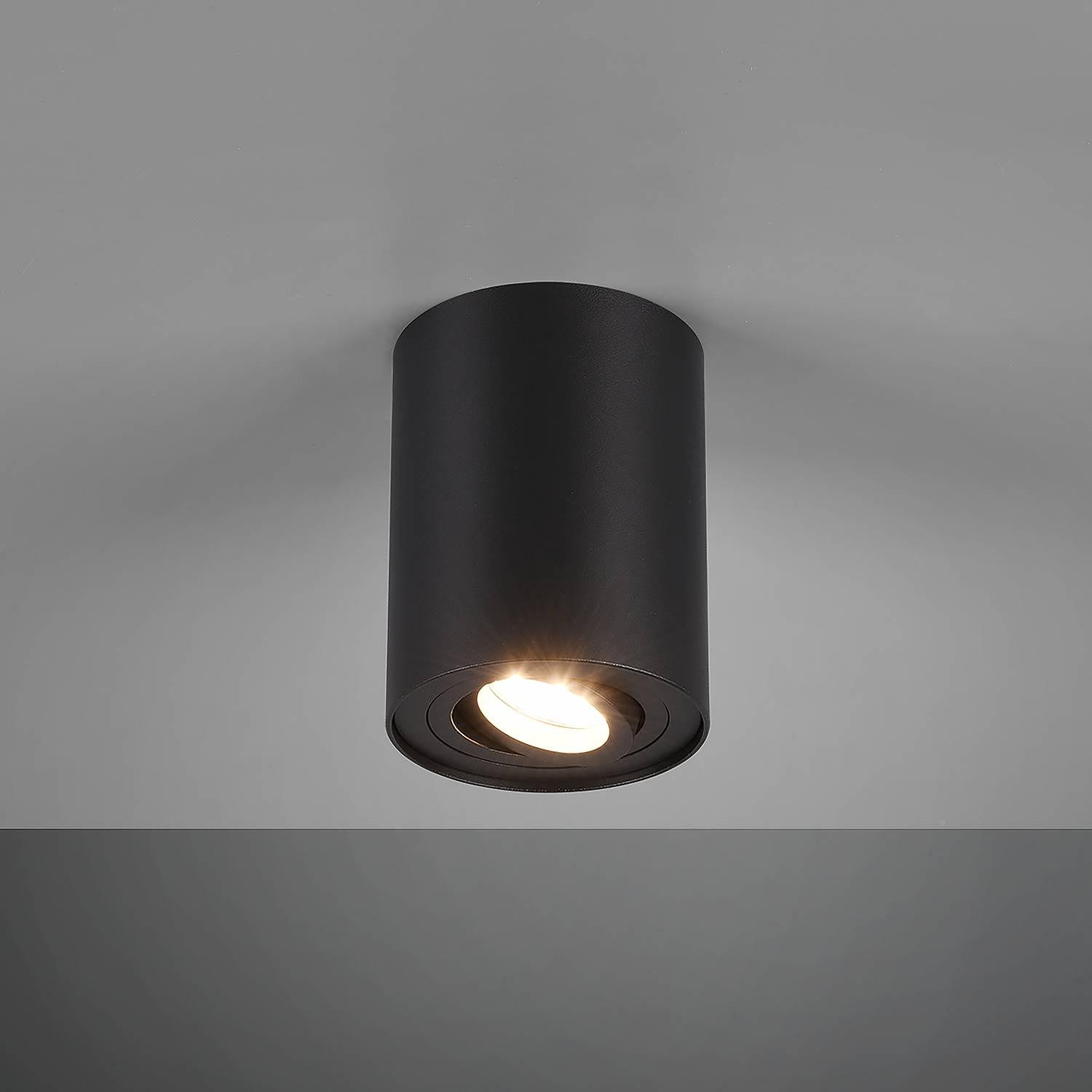 Ceiling light Cookie Aluminium Black Number of flames: 1 2