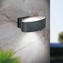 1-Flammig LED Wall Light Chinoa Polycarbonate Aluminum Gray 2