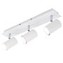 Ceiling light Run Iron 3-bulb White 1