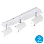 Ceiling light Run Iron 3-bulb White 4