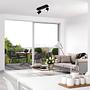 2-Flame Ceiling Lamp Run Iron 2