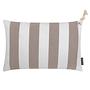 Cushion cover Santorin Polyacrylic Taupe White 60 x 40 cm 1