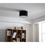 Summa Ceiling light Cotton fabric Iron 2-bulb 3
