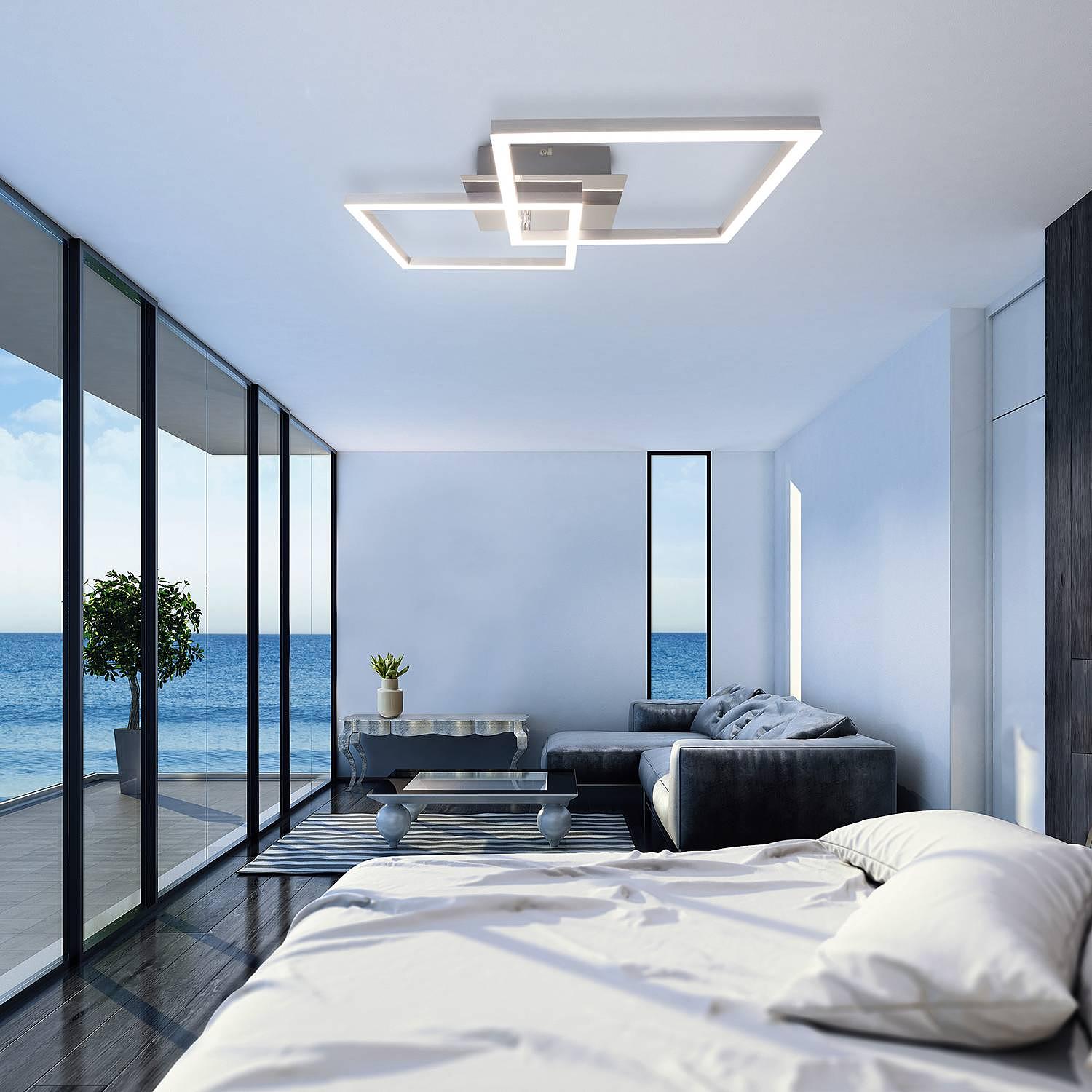 LED ceiling light Frame Polycarbonate Steel 2
