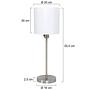 Noor Table Lamp Cotton Fabric Iron 1-Light 4