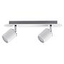 Tube I Ceiling lamp Aluminum 2-flame 1