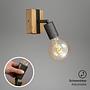 Ceiling light Wood Basic Black 4