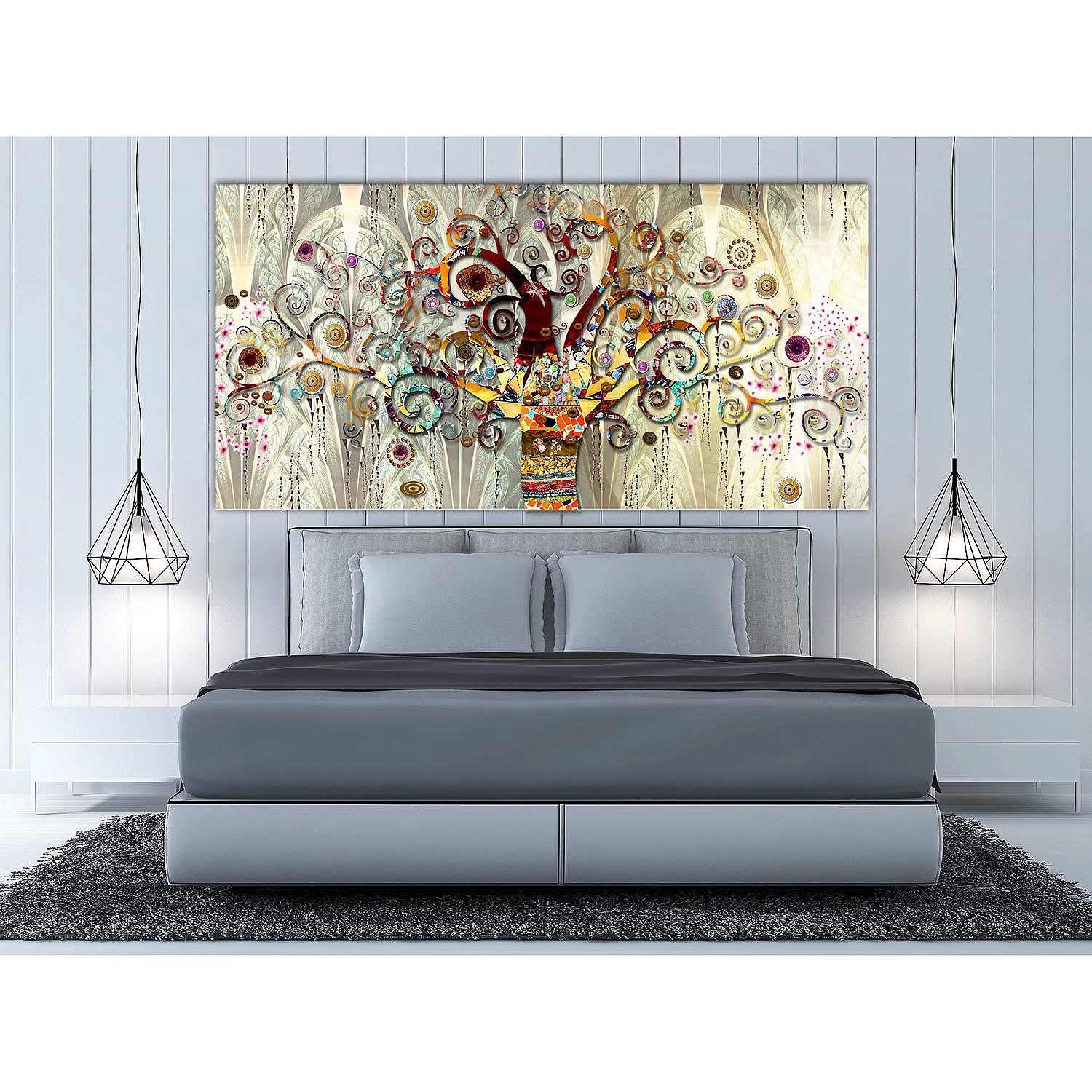 Wandbild Tree of Life Leinwand Mehrfarbig 120 x 60 cm 2