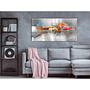 Wandbild Dominant Wide Leinwand Grau 120 x 60 cm 2