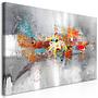 Wandbild Dominant Wide Leinwand Grau 120 x 60 cm 3