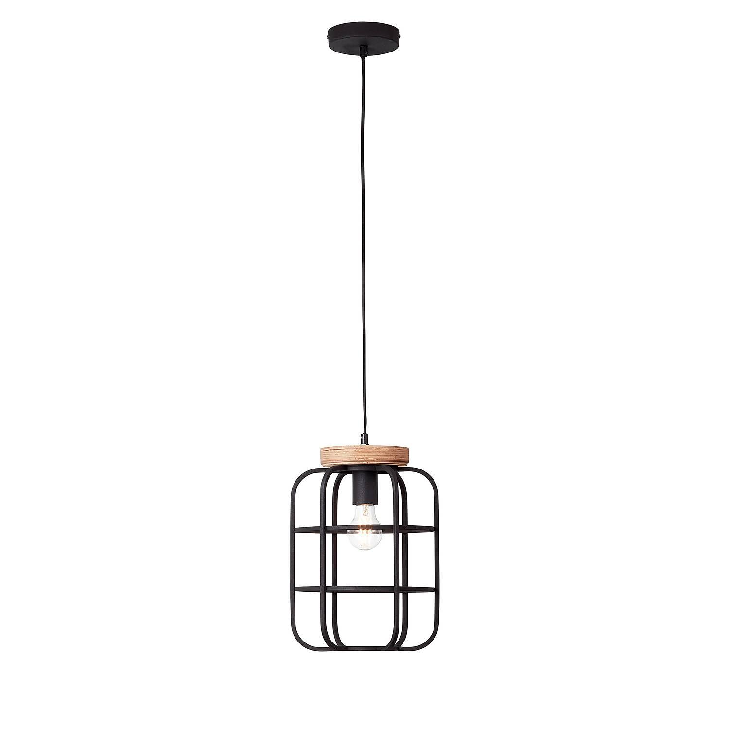 Pendant lamp Gwen I Black 1