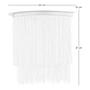 Le Roux Wall Lamp Cotton Fabric 1-light 2