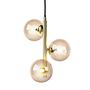 KJUL Pendant Light Metal Gold 3-light 1