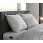 Pillowcase Lino II Cotton Light Grey 60 x 70 cm 2