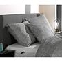 Pillowcase Lino I Cotton Grey 2