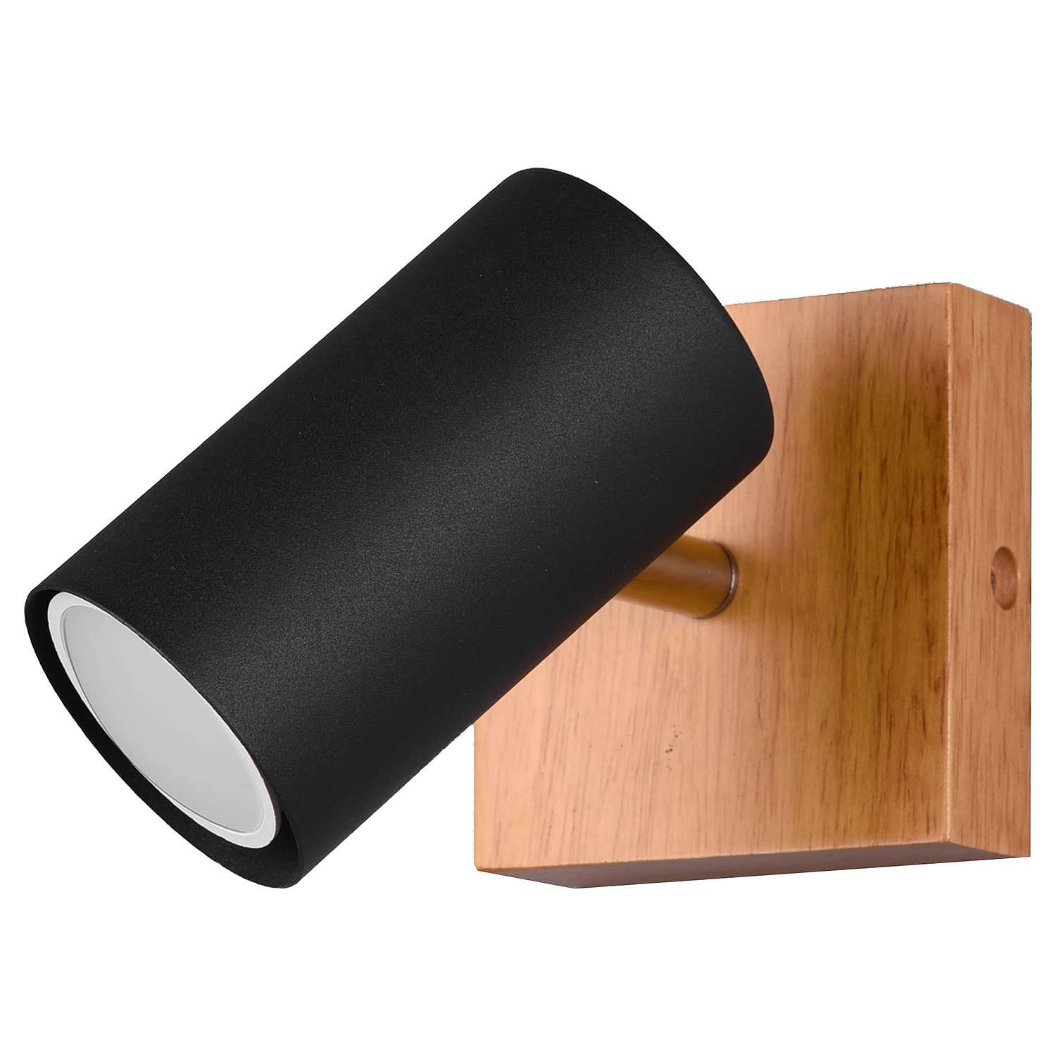 Marley I Ceiling lamp iron oak 1-light 2