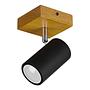 Marley I Ceiling lamp iron oak 1-light 3