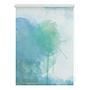 Klemmfix Verdunklungsrollo Aquarell Polyester Blau 1