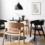Pendant lamp Armour 1-bulb Black 2