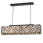Pendant lamp Angie II 3-light Brown 1