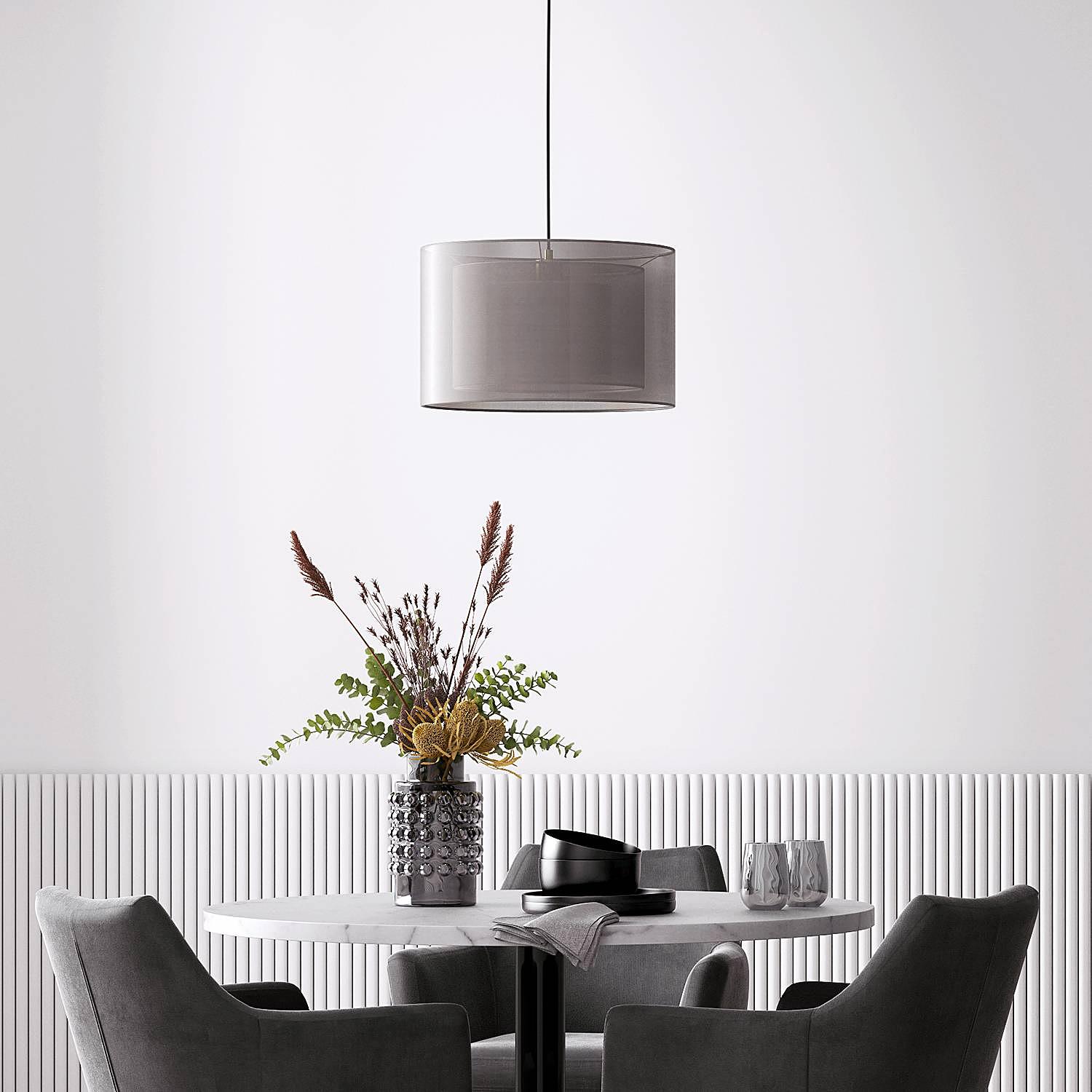Pendant lamp Allora I 1-light Grey 2