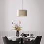 Pendant lamp Allora I 1-light Grey 3