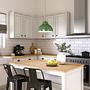 Pendant lamp Anda Iron 1-light Green 3