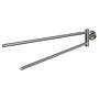 Towel holder Bosio stainless steel matte 1