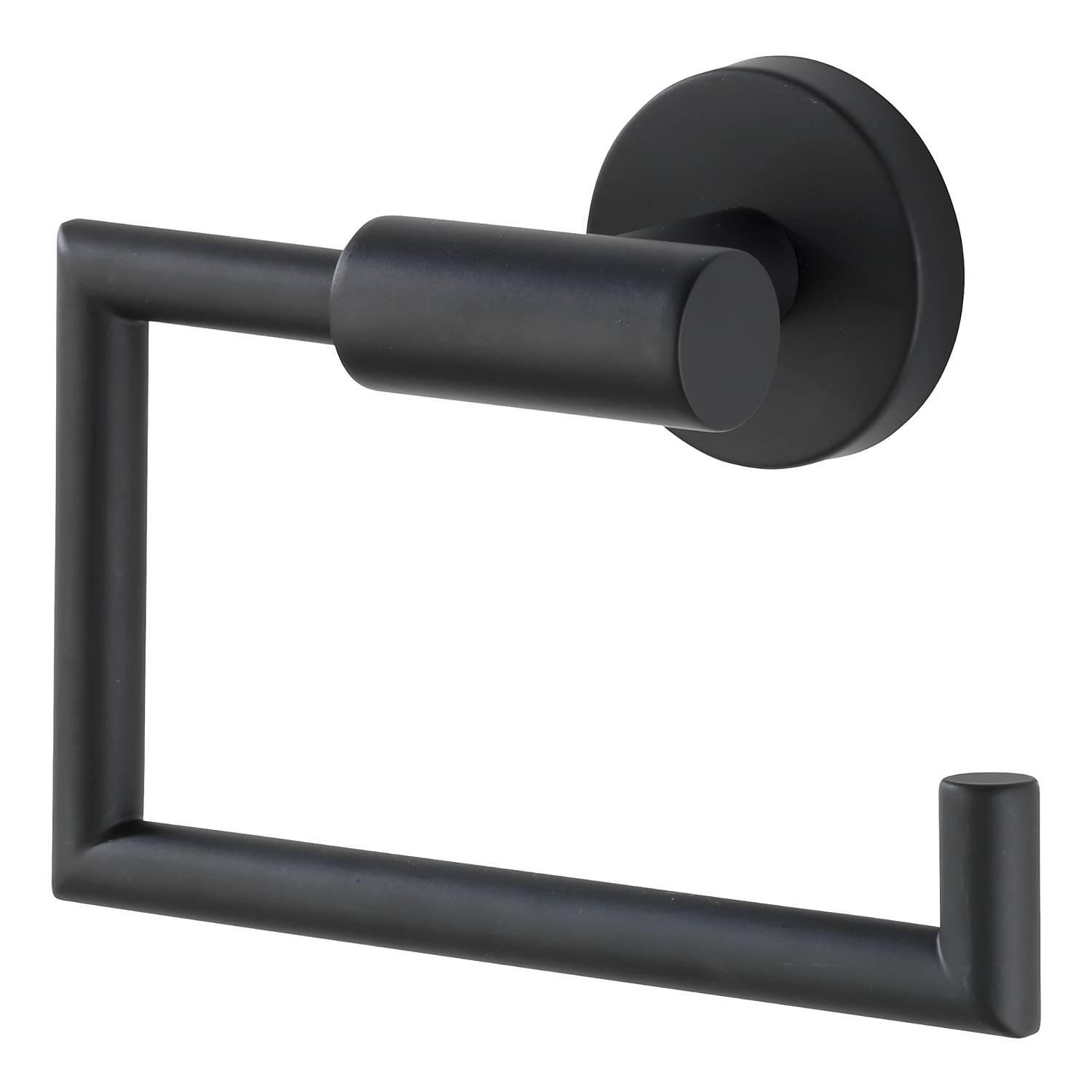 Toilet paper holder Bosio II Stainless steel Black 1