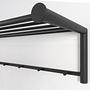 Wandgarderobe Sunol II Metall Schwarz 4