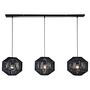 3-light pendant lamp Juicy I plant leaf iron 3