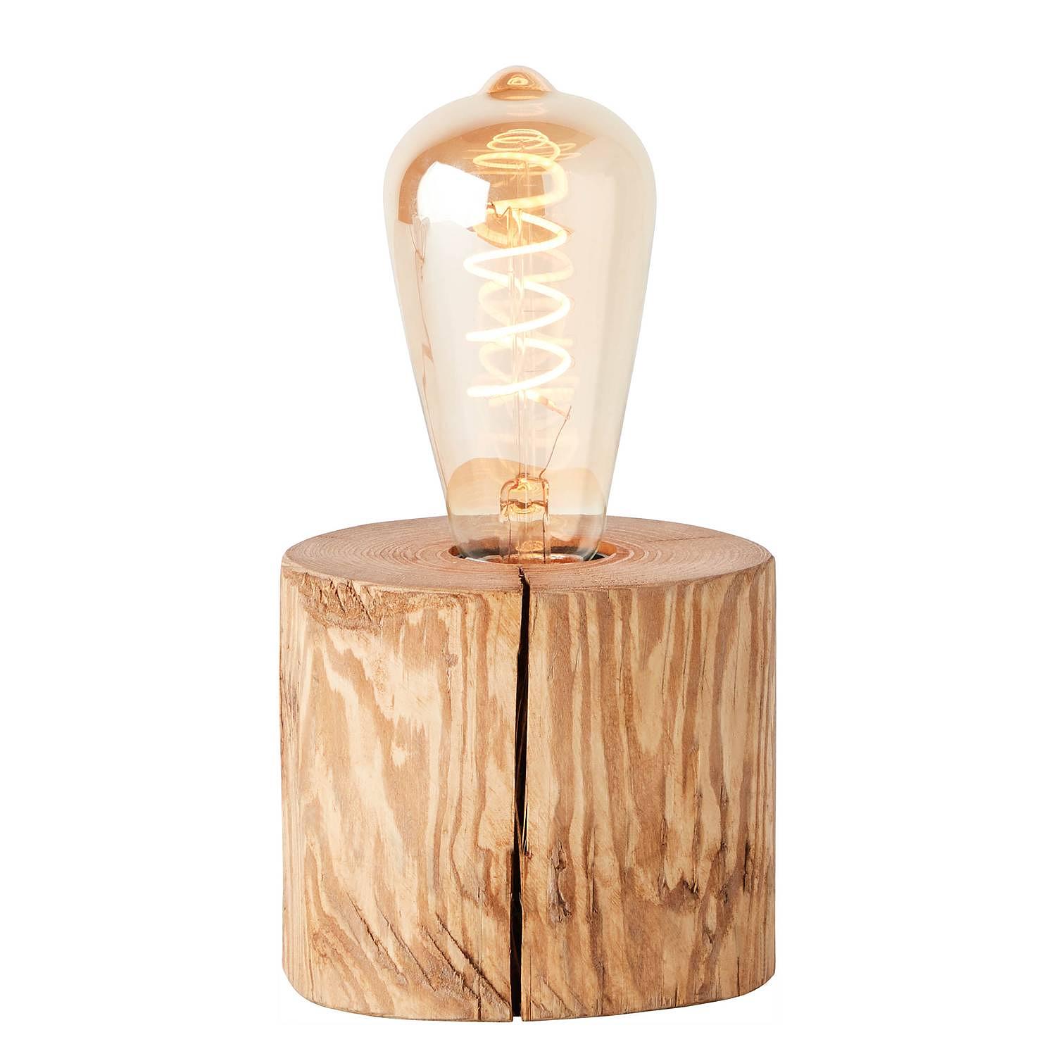 Table lamp Trabo I Pine partly solid 1