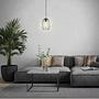 1-Flame Pendant Lamp Waktu I Iron 2