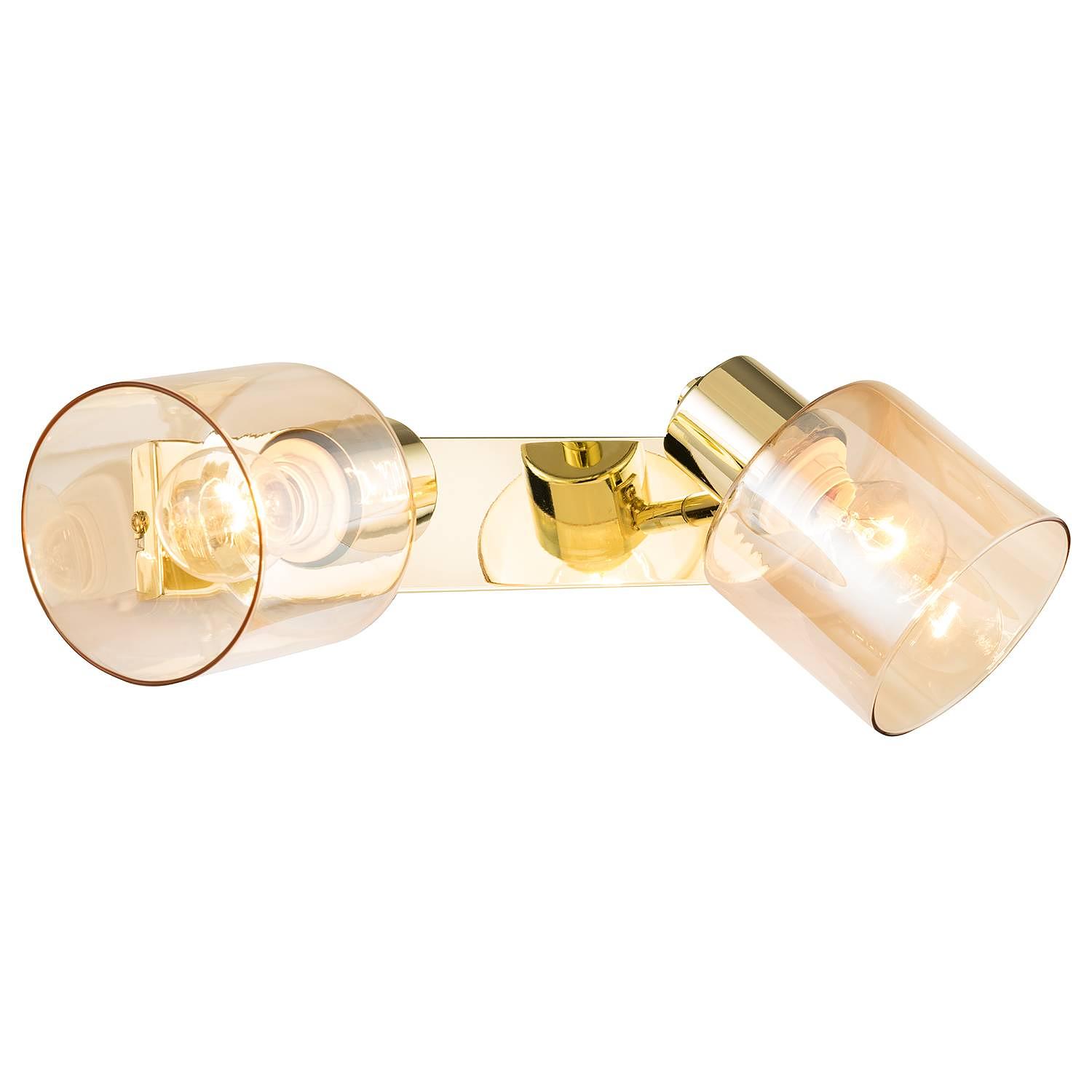 Ceiling light KOLIND 2-bulb metal gold 1