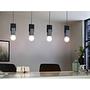 Lobatia II Pendant Lamp Mosaic Steel 4-light 2