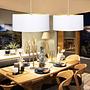 Pendant lamp Midas 1-light White 2