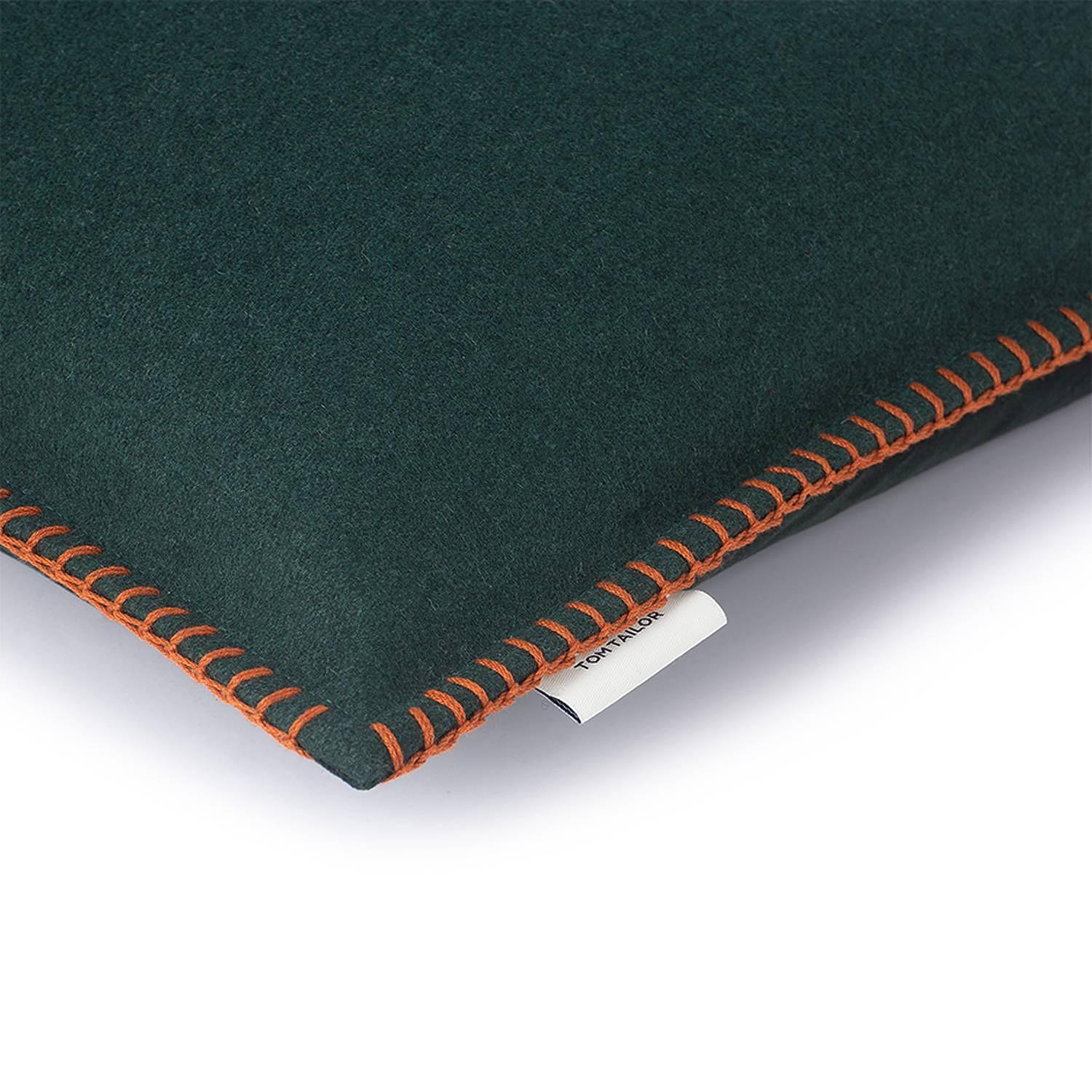 Pillowcase Felt Green 40 x 40 2