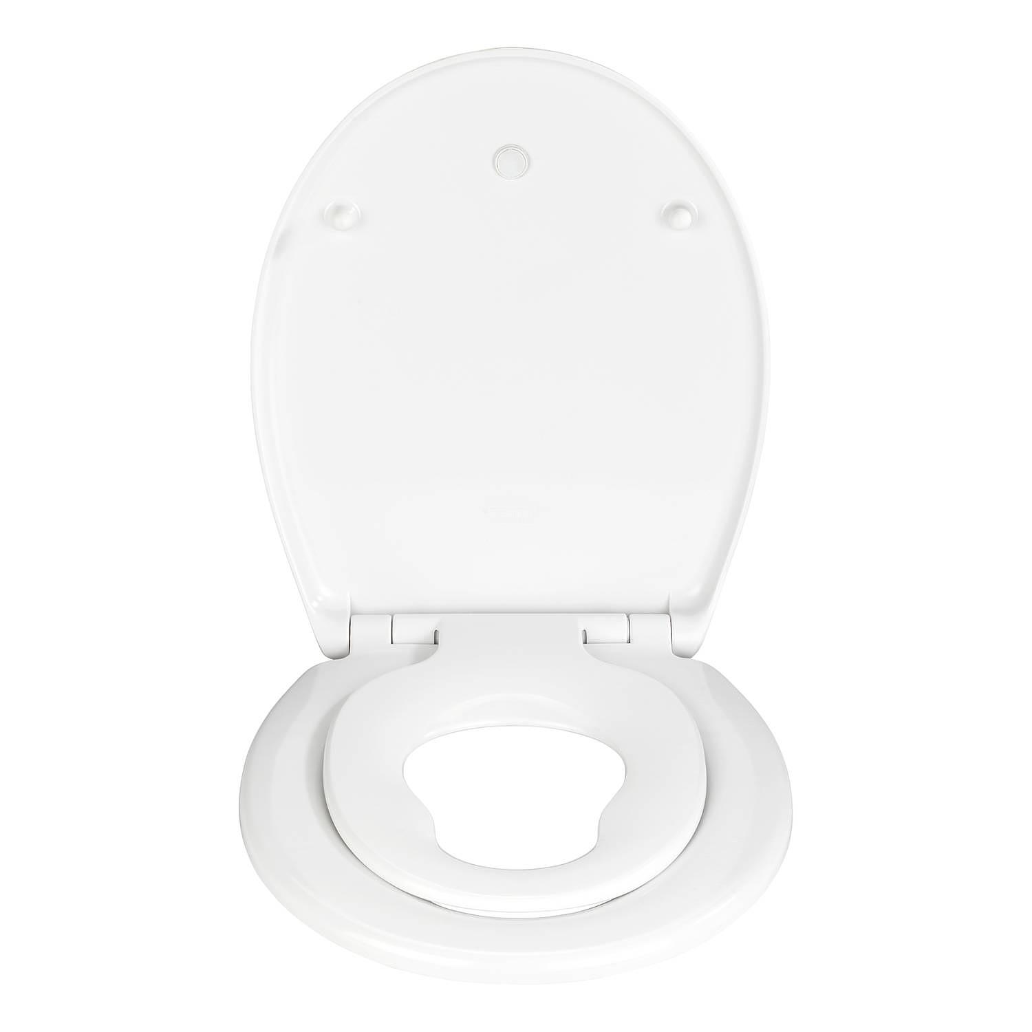 WC-Sitz Delos Family Edelstahl Weiß 1