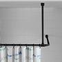 Deckenstütze für Duschstange Aluminium / Kunststoff Schwarz 3