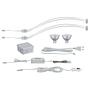 Chifley LED Wall Light Aluminium 2-bulb 2