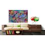 Wall art Jackson Pollock MDF Multicolored 2