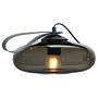 1-Flammig Table Lamp Hoseki II Smoked Glass Steel 1