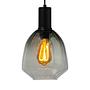 1-Flame Pendant Lamp Porto IV Clear Glass Steel 1