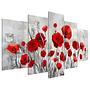 Wall art Scarlet Cloud MDF Multicolored 1