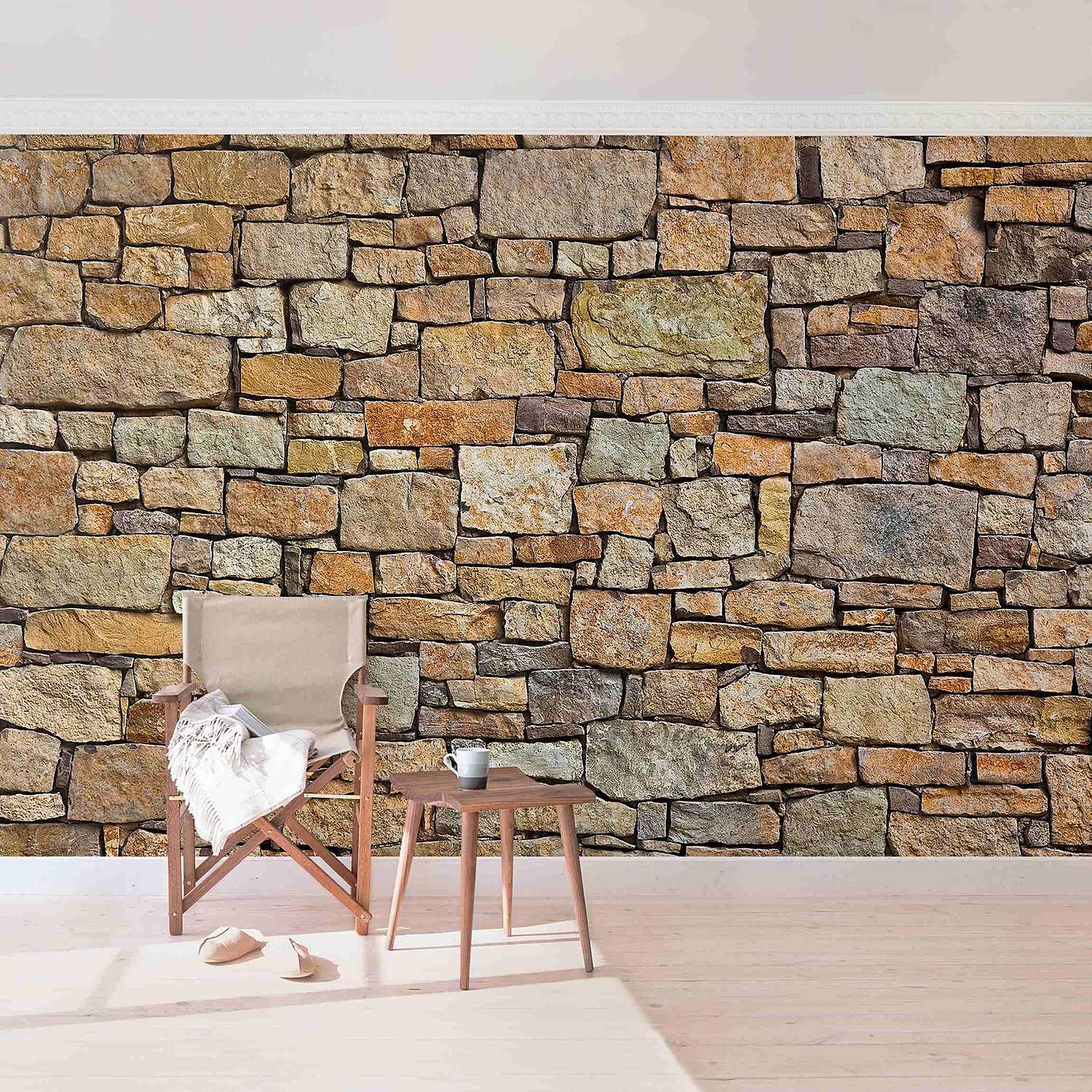 Vliestapete Croatia Stonewall Vliespapier Braun 432 x 290 cm 4