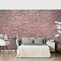 Vliestapete Backstein Mauer Rot Vliespapier Rot 432 x 290 cm 3