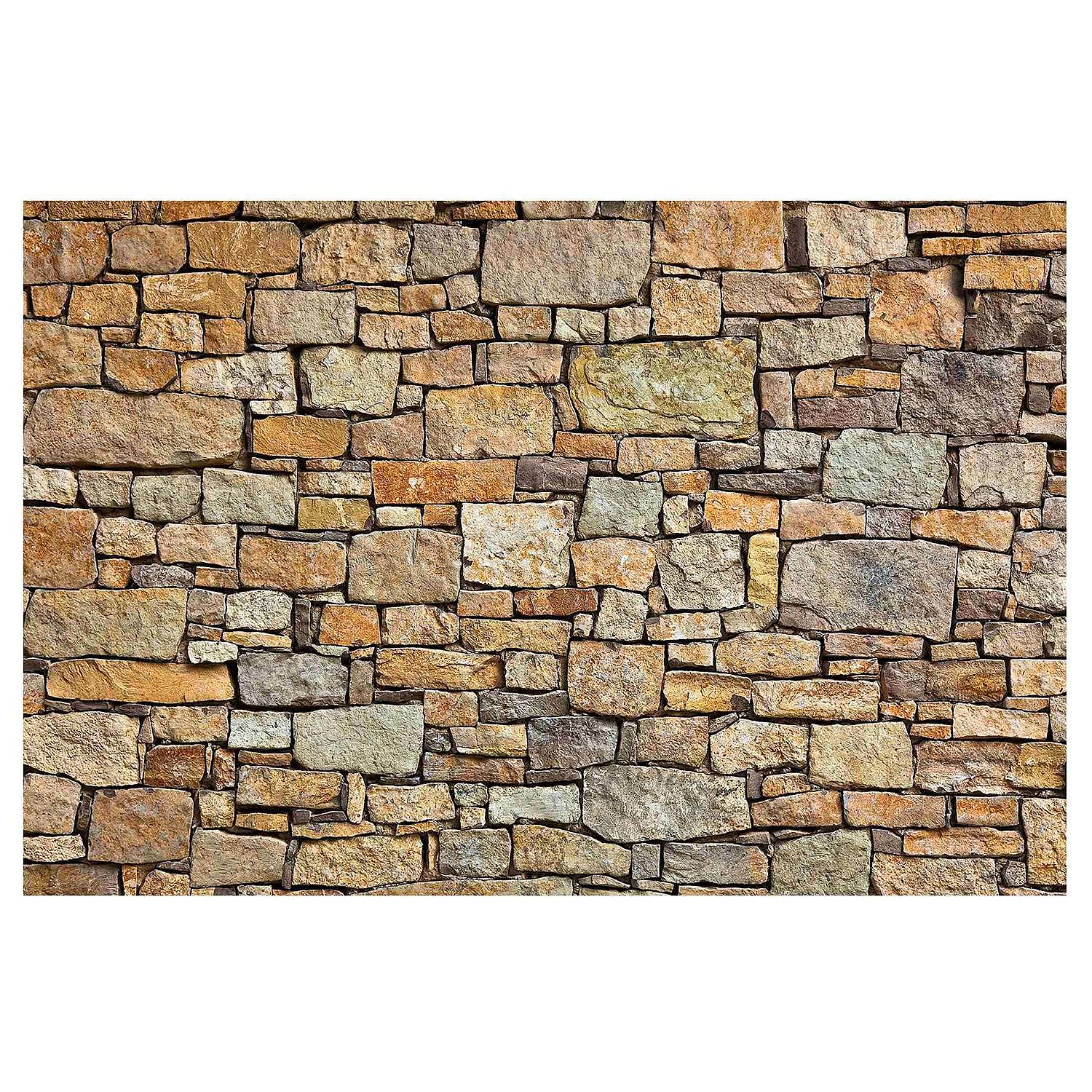 Vliestapete Croatia Stonewall Vliespapier Braun 432 x 290 cm 1